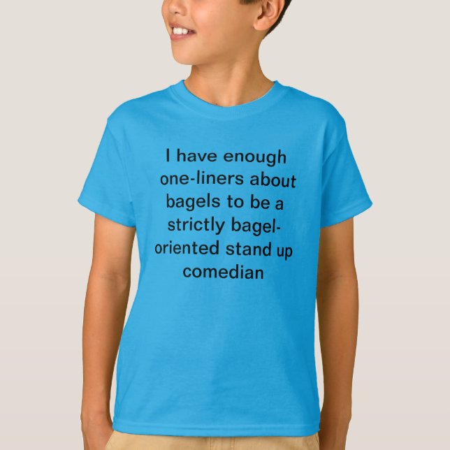 Camiseta bagel comediante (Frente)