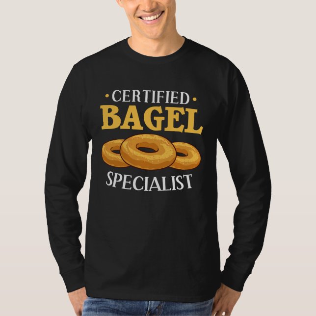 Camiseta Bagel  For Bagels (Frente)