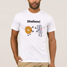 Camiseta Bagel & queijo creme - Shalom!
