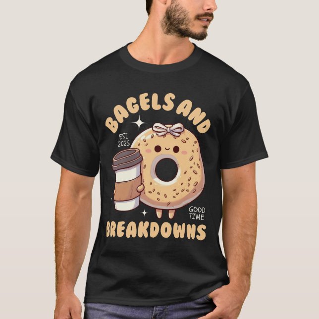 Camiseta Bagels e colapsos (Frente)