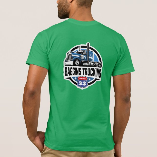 Camiseta Baggins Trucking  (Verso)