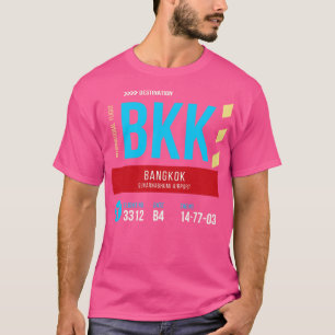 Camiseta Bagkok Aeroporto de Na moda BKK