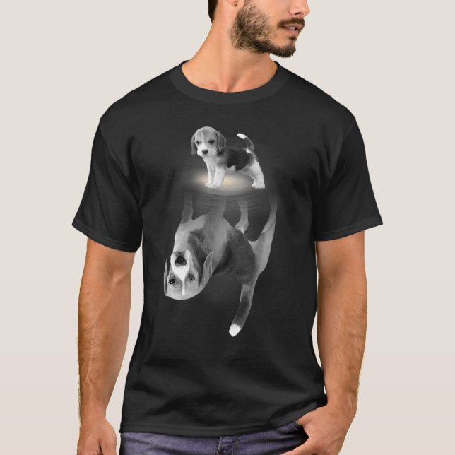 Camiseta Bagle Bonita Mãe Cachorro Cão Dia de as mães Mãe (Frente)