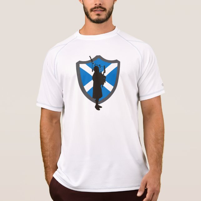 Camiseta Bagpipe Highlander Shirt (Frente)