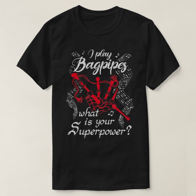 Camiseta Bagpipe Player (Frente do Design)