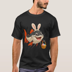 Camiseta Bagre de Cauda Vermelha da Páscoa