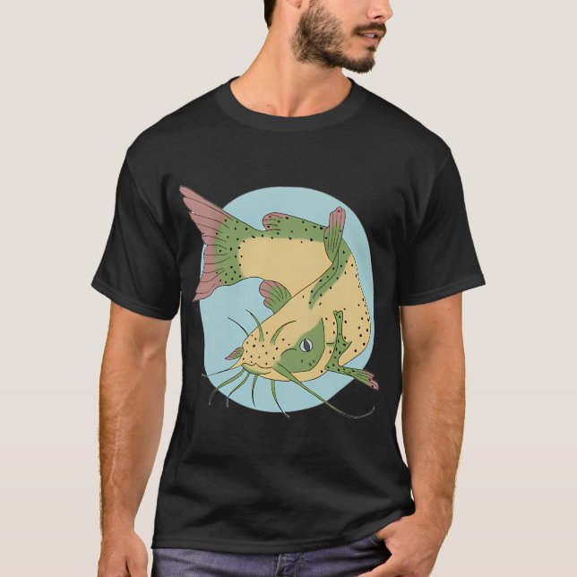 Camiseta bagre de rabo vermelho (Frente)