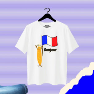 Camiseta baguete francês