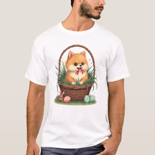Camiseta Bagunça de Páscoa de Gomi Vintage Cachorro de Pásc