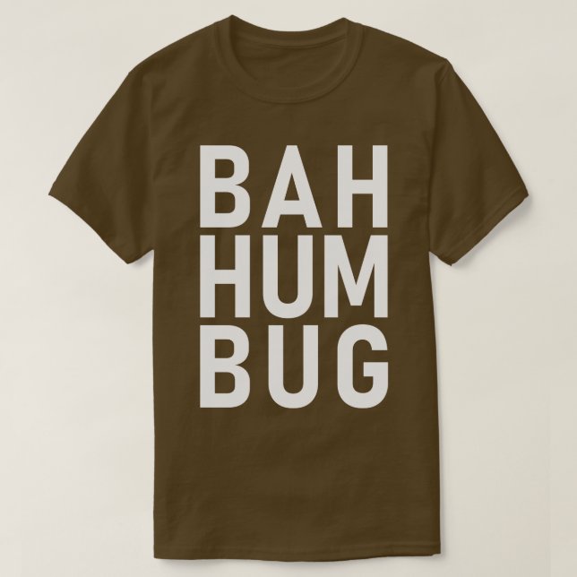 Camiseta Bah Hum inseto (Frente do Design)