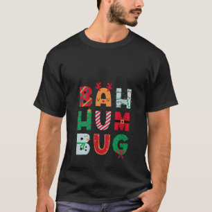 Camiseta Bah Hum Inseto Natal Engraçado Fosse De Natal