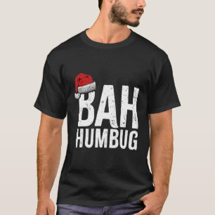 Camiseta Bah Humbug. Feriado sarcástico anti-Natal