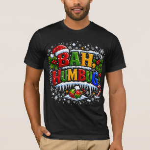 Camiseta Bah Humbug Natal Divertido em Família