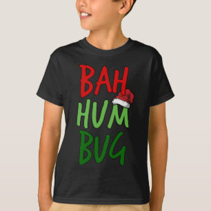 Camiseta Bah Humbug Natal Santa Hat Anti-Natal