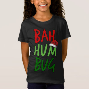 Camiseta Bah Humbug Natal Santa Hat Anti-Natal