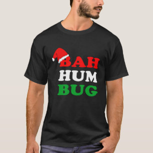 Camiseta Bah Humbug Natal Santa Hat Bah Hum Inseto