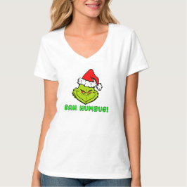 Camiseta Bah Humbug Scrooge Desenho Animado de Natal Essenc