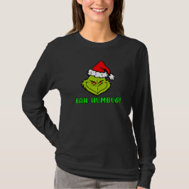 Camiseta Bah Humbug Scrooge Desenho Animado de Natal Essenc