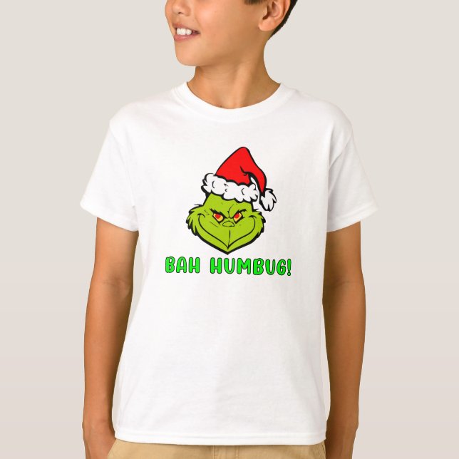 Camiseta Bah Humbug Scrooge Essential Christmas Cartoon (Frente)