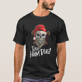 Camiseta Bah Humbug Skull Hat Papais noeis Favoritos Candy