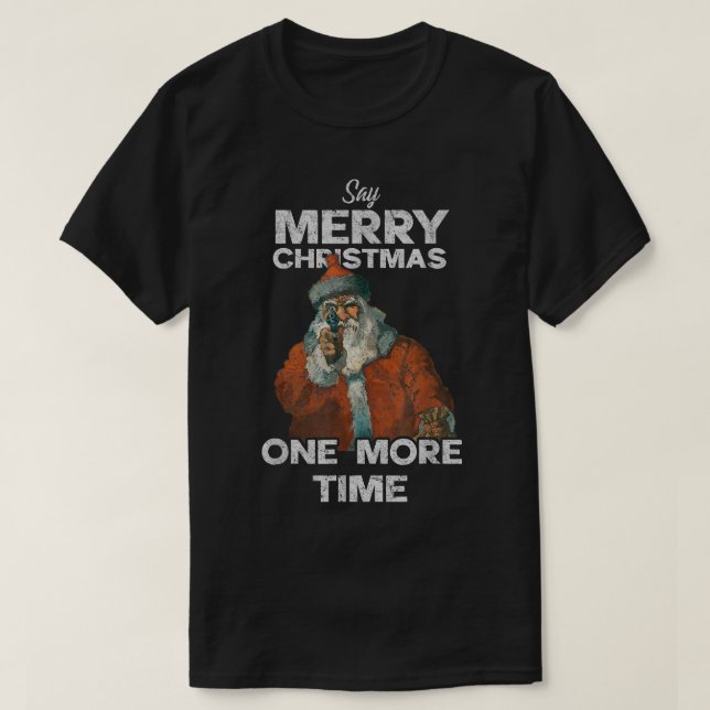 Camiseta Bah Humbug Ugly Xmas Diz Feliz Natal Mais Um (Frente do Design)