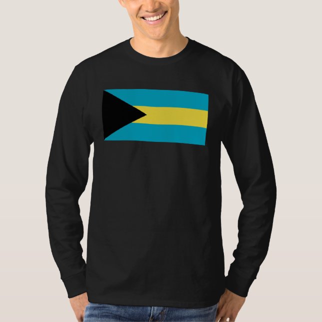 Camiseta Bahama Islands Flag  1 (Frente)