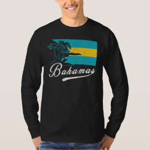 Camiseta Bahamas Bahamas orgulhosas Bandeira do Presente Id