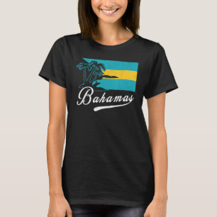 Camiseta Bahamas Bahamas orgulhosas Bandeira do Presente Id