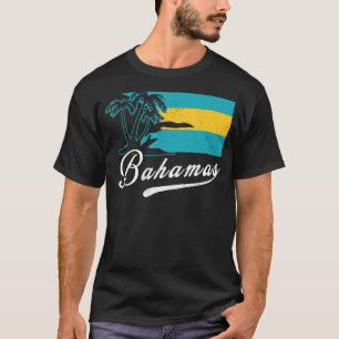 Camiseta Bahamas Bahamas orgulhosas Bandeira Presente Desig