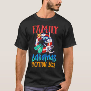 Camiseta Bahamas Caribe 2022 Férias de Grupo Familiar Corre