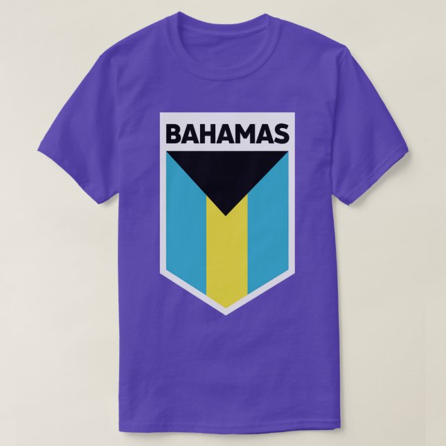 Camiseta Bahamas Flag Emblem (Frente do Design)