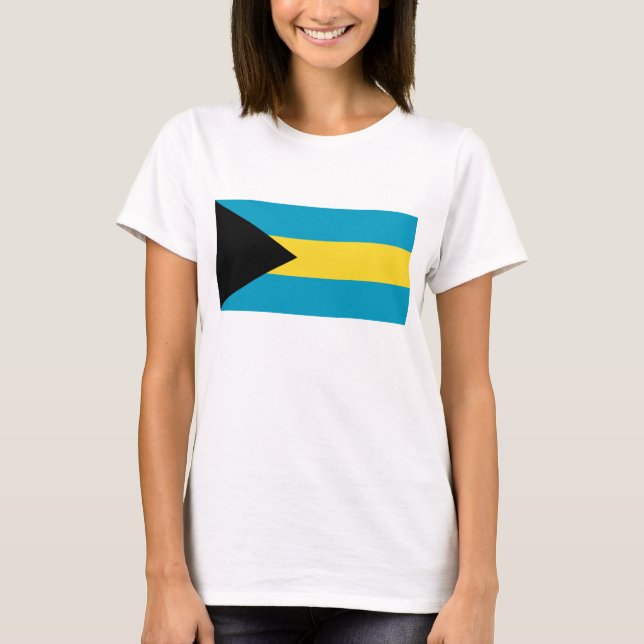 Camiseta Bahamas Flag x Map T-Shirt (Frente)