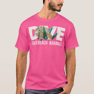 Camiseta Bahamas Merge Tiger Beach Diver Scuba Merging