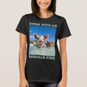 Camiseta Bahamas Nadando Porcos Exuma