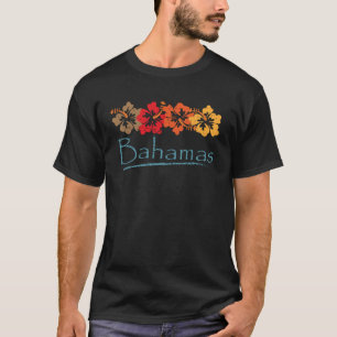 Camiseta Bahamas - Praia Tropical Exótica E Vintagem De Fér