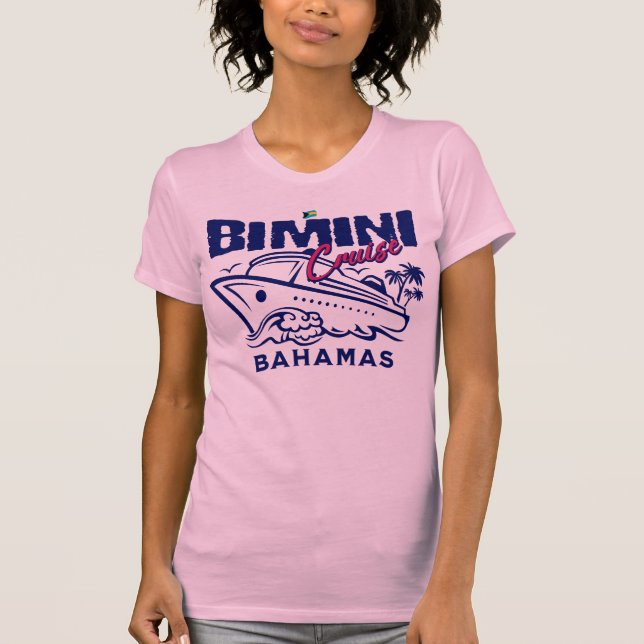 Camiseta Bahamas Souvenir Gift: Bimini Bahamas Cruise (Frente)