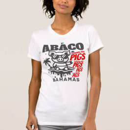 Camiseta Bahamas Souvenir Presente: Abaco Bahamas Nadando P