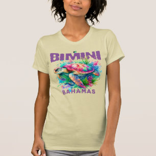 Camiseta Bahamas Souvenir Presente: Bimini Bahamas Tartarug