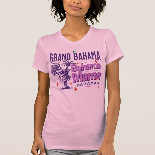 Camiseta Bahamas Souvenir Presente: Grande Bahama Mama Crui (Frente)