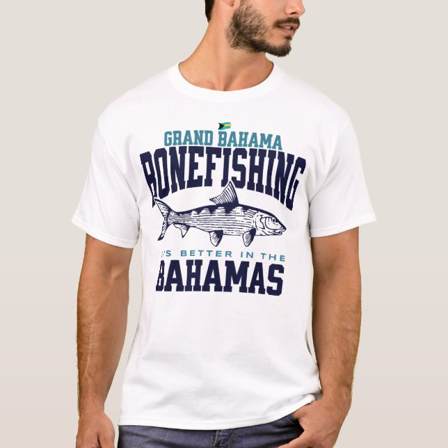 Camiseta Bahamas Souvenir Presente: Grande Baiana Bonefishi (Frente)