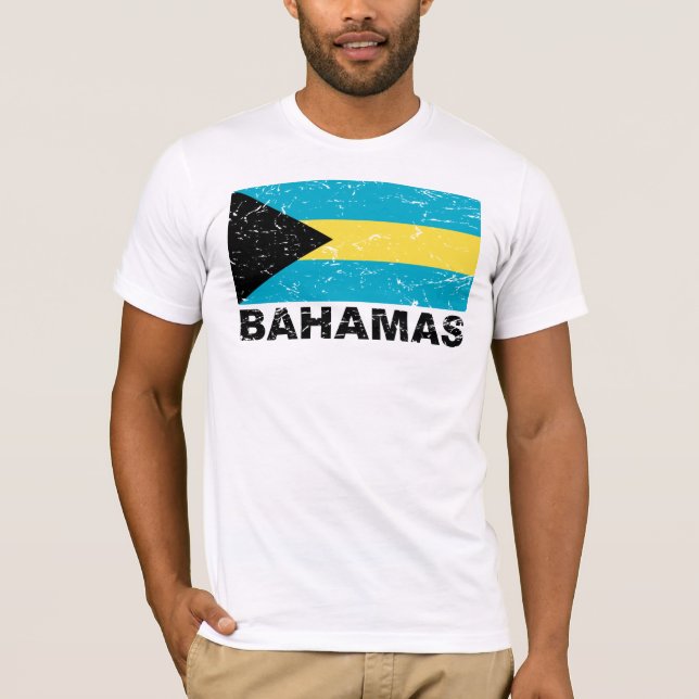 Camiseta Bahamas Vintage Flag (Frente)