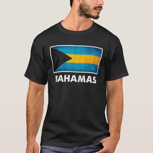 Camiseta Bahamian Bahamas Flag (Frente)