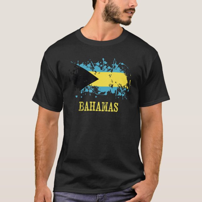 Camiseta Bahamian enthusiasts for Bahamas and Bahamas (Frente)