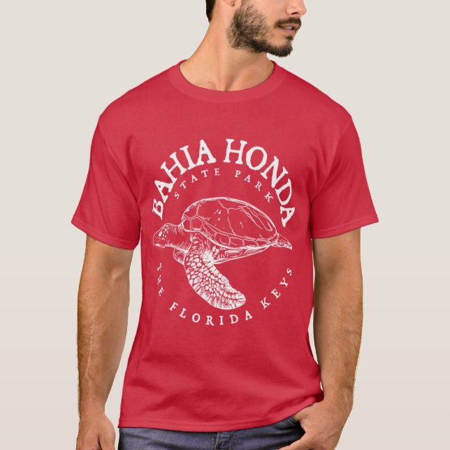 Camiseta Bahia Honda State Park Florida Keys Loggerheadurle (Frente)