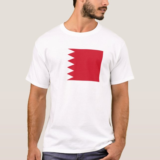 Camiseta Bahrain Flag T-Shirt, Patriotic T-Shirts, (Frente)