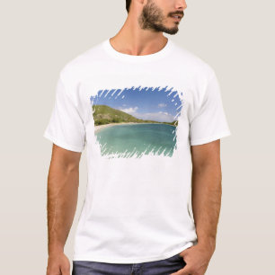 Camiseta Baía Cockleshell, península sudeste, St Kitts,