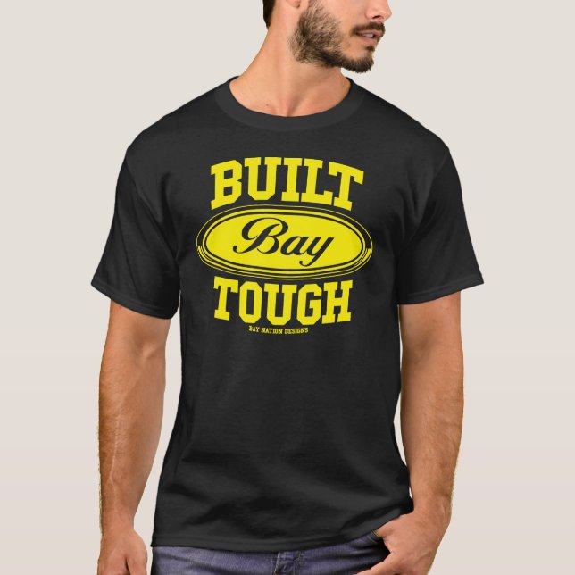 Camiseta Baía construída resistente - amarelo (Frente)