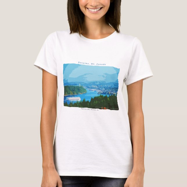 Camiseta Baía da partida, Nanaimo (Frente)