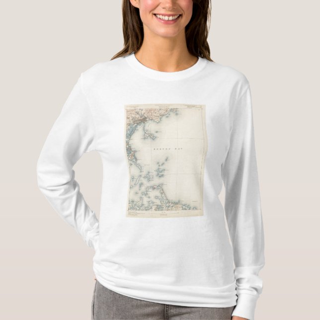 Camiseta Baía de Boston, Massachusetts (Frente)