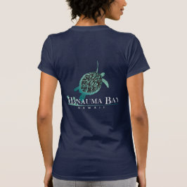 Camiseta Baía de Hanauma da tartaruga das ilhas de Havaí